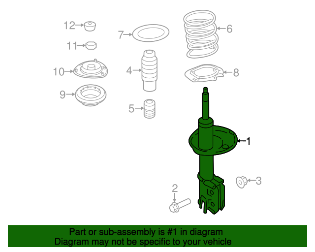 546514C320 Strut 20142015 Kia Optima Kia Cheap Parts