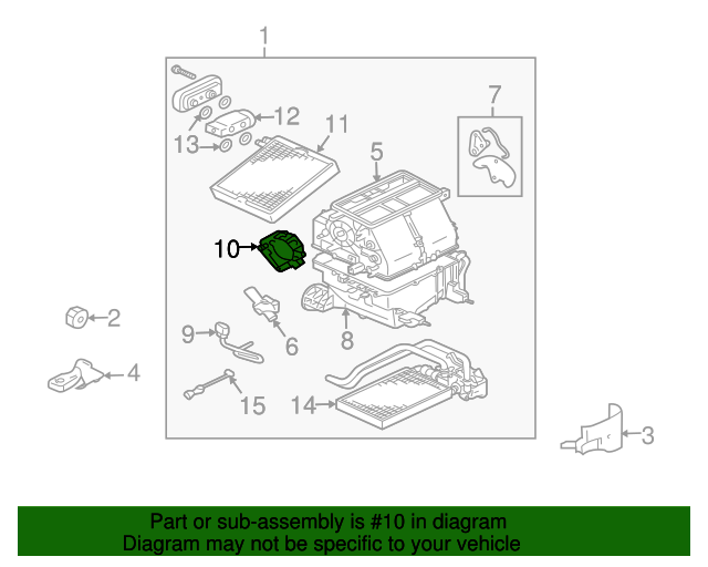 04 12 Mitsubishi Adjust Motor Mr Factory Mitsubishi Parts