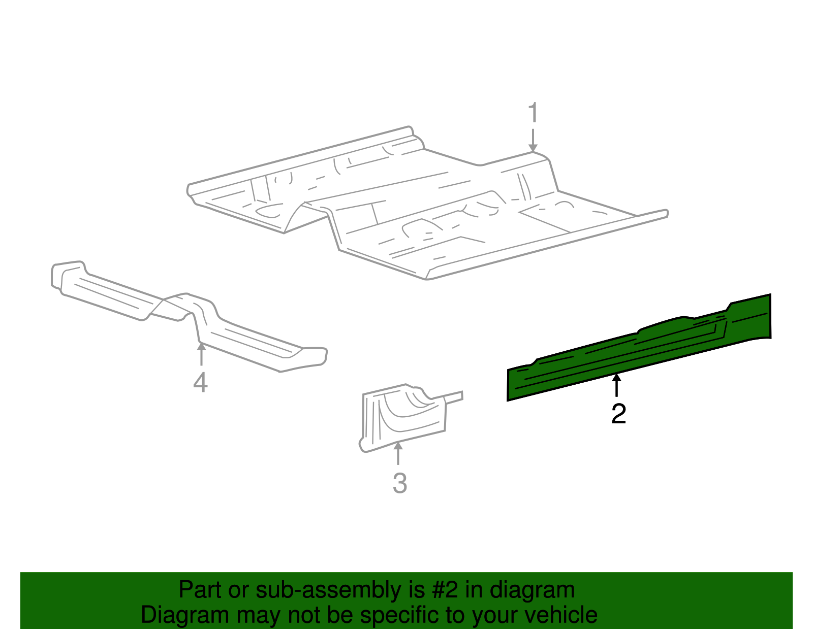 Inner Sill - Ford (YF1Z-5410111-AA)