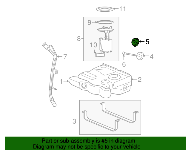20052022 Mopar Locking Gas Cap 5278655AB Mopar Estores