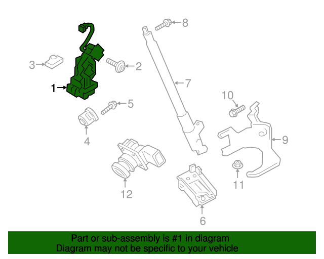 Makerauto Liftgate Latch Actuator – Fits 2007-2019 Ford Expedition – Replaces 7L1Z-7843150-D