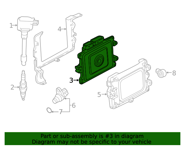 378206C1A56 Control Module, Powertrain (Rewritable) 2018 Honda