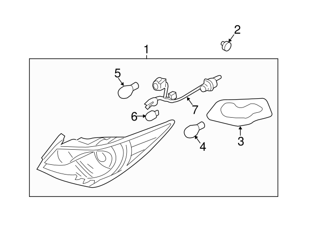 thumbnail image 2 of 2Pcs Rear Tail Light Socket And Wiring Harness For 2011-2014 Hyundai Sonata – Direct Replacement 92450 3Q000 2 of 4