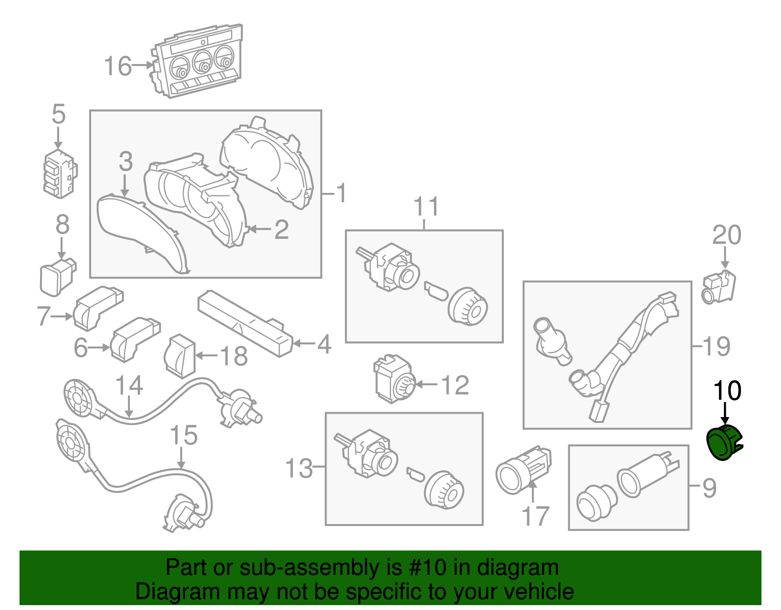 Power Outlet Retainer - Scion (SU003-02730)