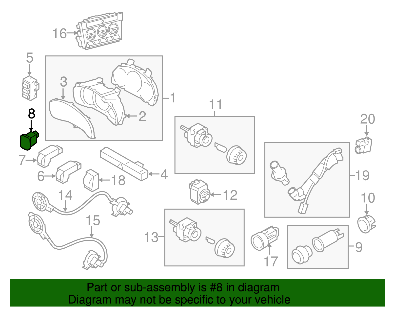 Trunk Switch - Scion (SU003-06079)