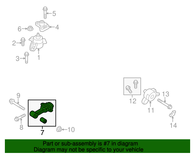 20182020 Hyundai Elantra GT Torque Strut 21950G3000 OEM Parts Online