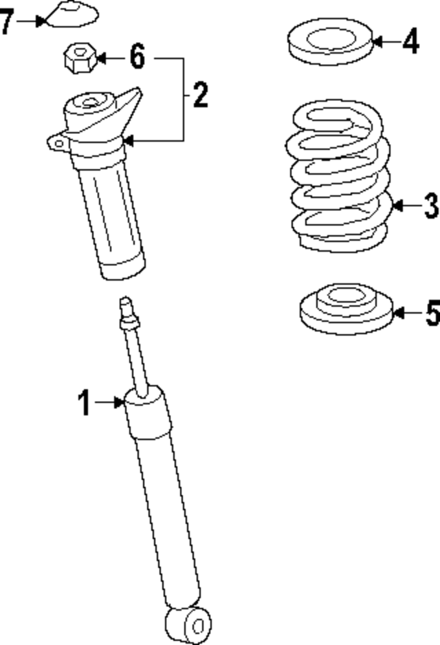 48530-79555 - Shock For 2023-2024 Lexus NX450h+ | Lexus OE Parts