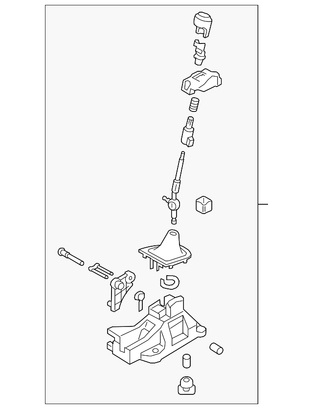 437001W200HU Gear Shift Assembly 20152017 Kia Rio Kia.Parts Store