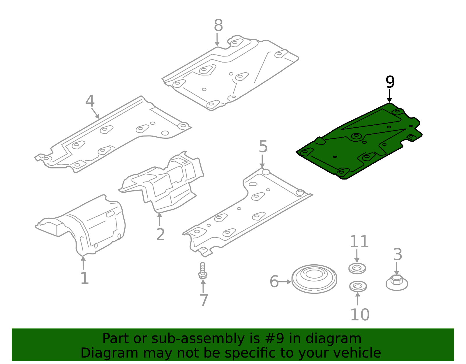 2015-2025 Hyundai Under Cover Clip 14207-06180-N | OEM Parts Online