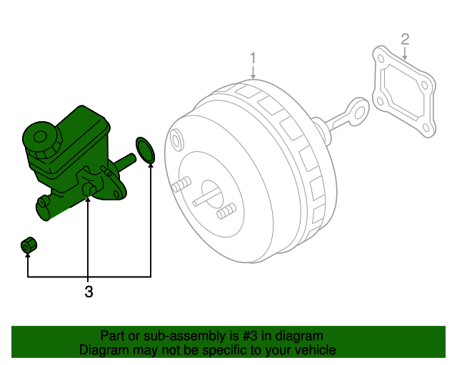 2008 Mazda Tribute Master Cylinder ZZC543990