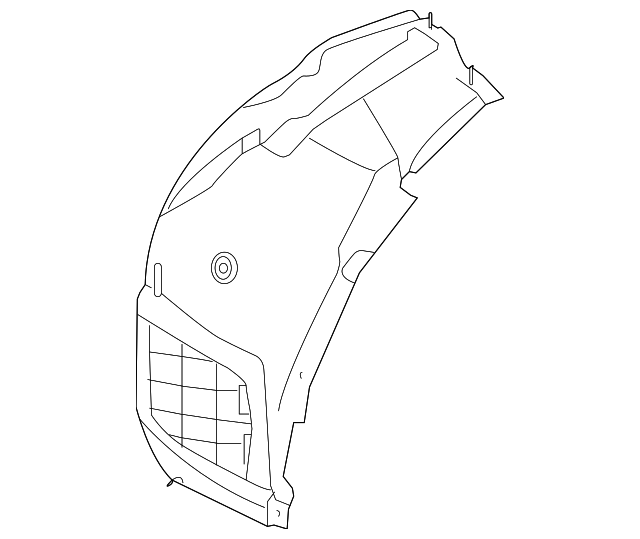51717441899 - 2019-2024 BMW Z4 Ft Fender Liner (51-71-7-441-899 