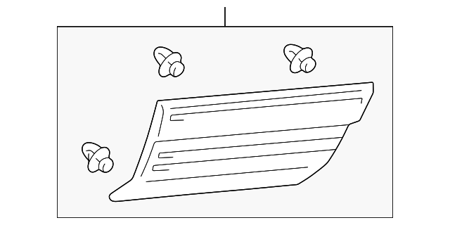 ? 75075-60041-H3 - Molding Assembly - 1998-2001 Lexus LX470 