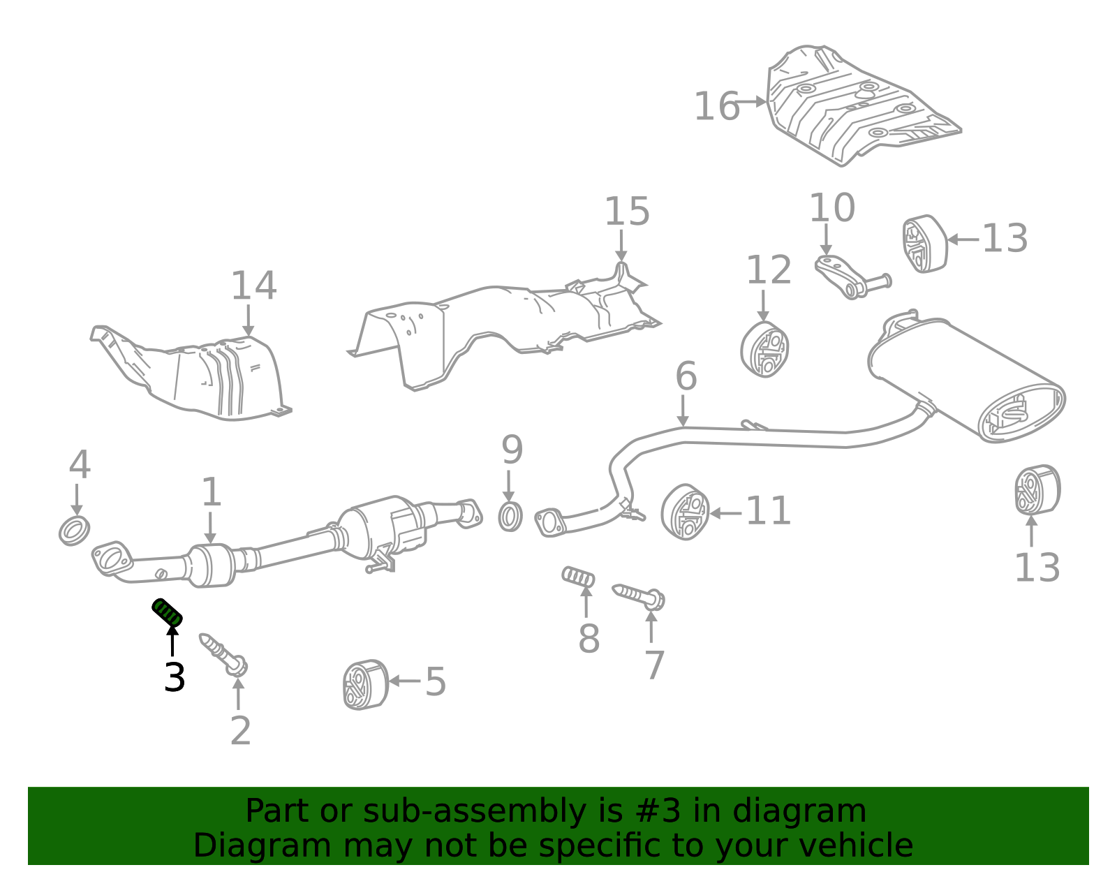 Exhaust Manifold Bolt And Spring - Scion (90501-A0005)