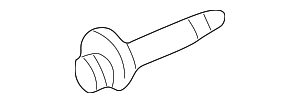 52387-S0X-A01 - Lower Control Arm Adjust Bolt 1999-2008 Honda | Honda ...
