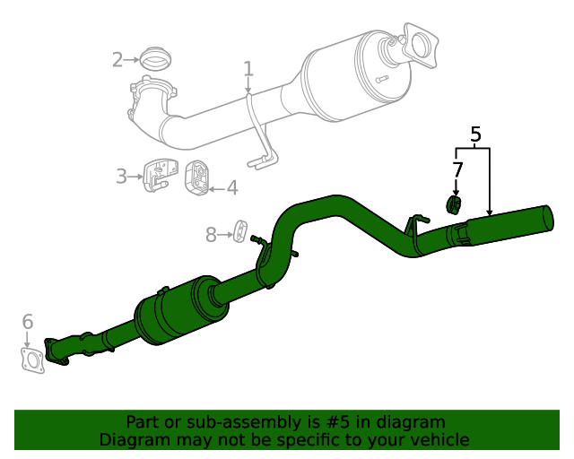 20202022 GM Exhaust Particulate Filter 84572772 GM Parts Online