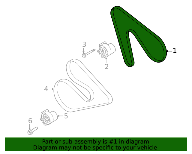 2020 Ford Serpentine Belt LK4Z 8620 C XportAuto