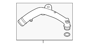 2017-2024 Jaguar Engine Coolant Outlet Flange AJ813954 | Jaguar 