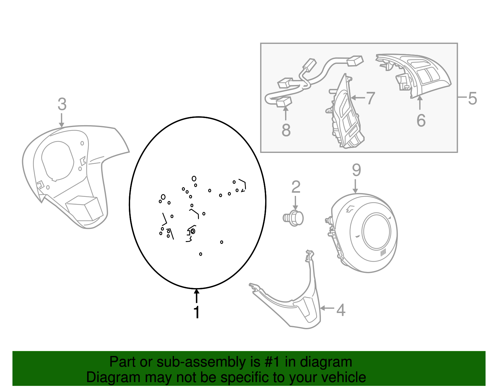 Steering Wheel - Scion (45102-WB001)