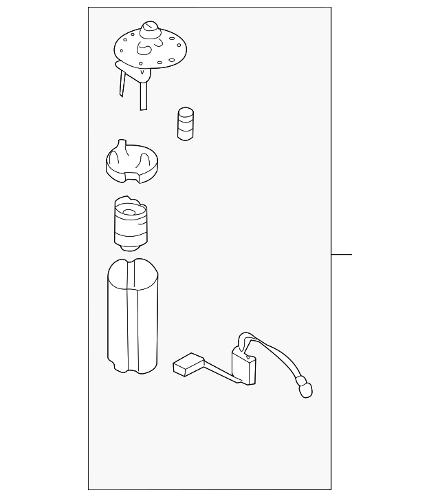 20032004 Kia Sorento 20032004 Kia Sorento Gas 3.5L Fuel Pump Assemby