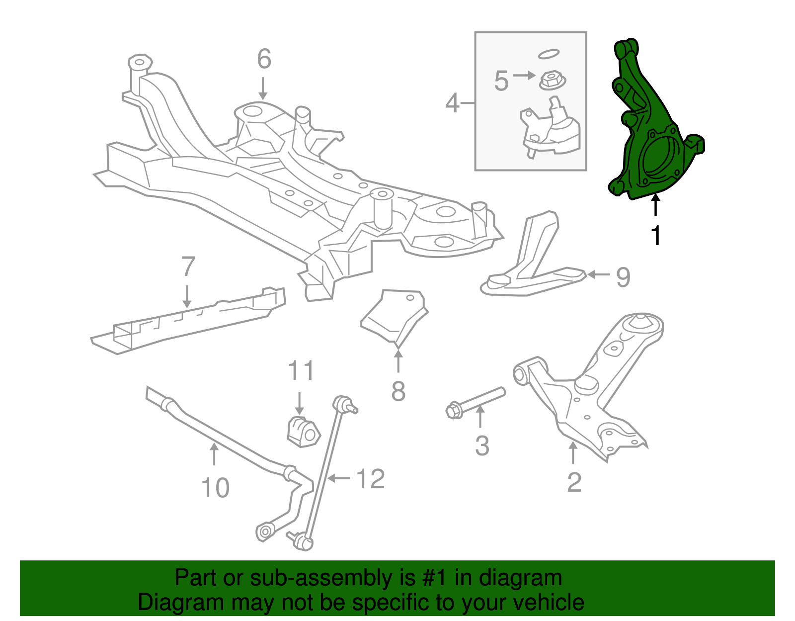 Steering Knuckle - Scion (43212-0R020)