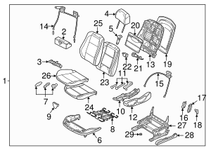 72525-48040-A2 - High-Quality Seat Back Recliner Adjustment Handle for 72525-48040-A2 - High-Quality Seat Back Recliner Adjustment Handle for