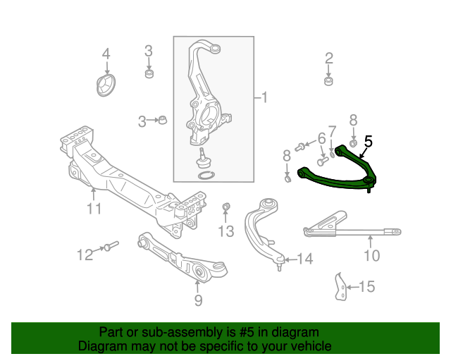 54524CF00A Upper Control Arm 20032009 Nissan 350Z Conicelli