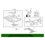 Bumper Cover Retainer Screw 90080-15077
