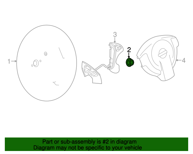 489353BA0A Steering Wheel Bolt 20142021 Nissan Nissan OEM Parts