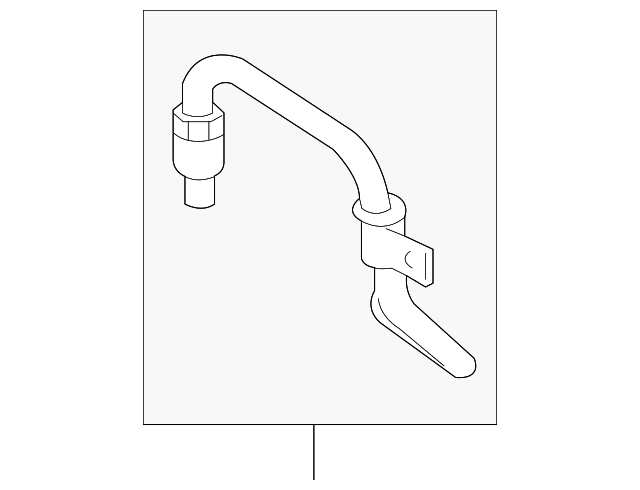 Automatic Transmission Fluid Cooler Outlet Pipe - GM (96536654)