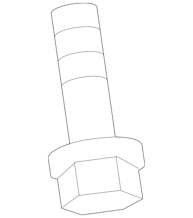 20102017 Toyota Exhaust Manifold Heat Shield Bolt 90119A0165 Toyota