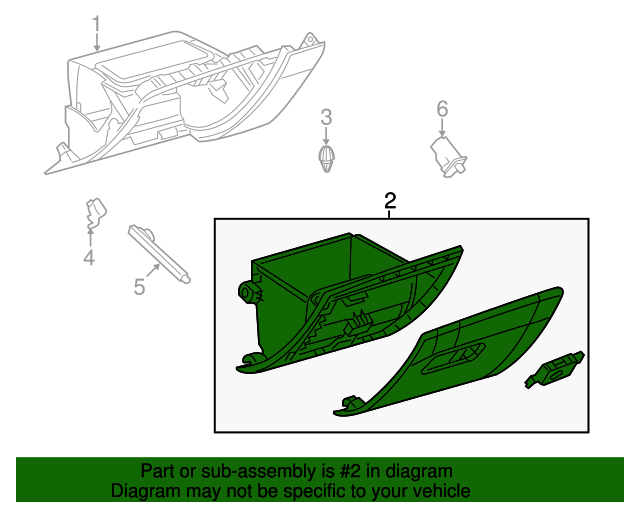 20172021 Jeep Compass Glove Box 5ut24dx9ac