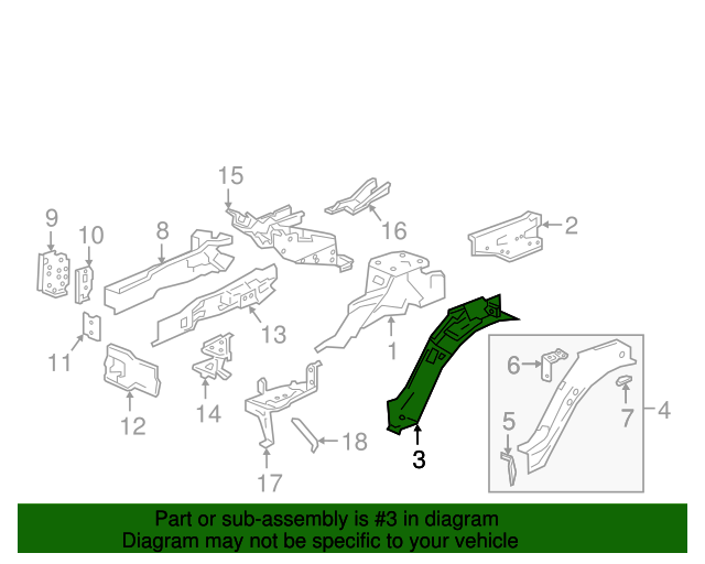 04684TVAA00ZZ Extension Set, L Front Shock Absorber 20182020