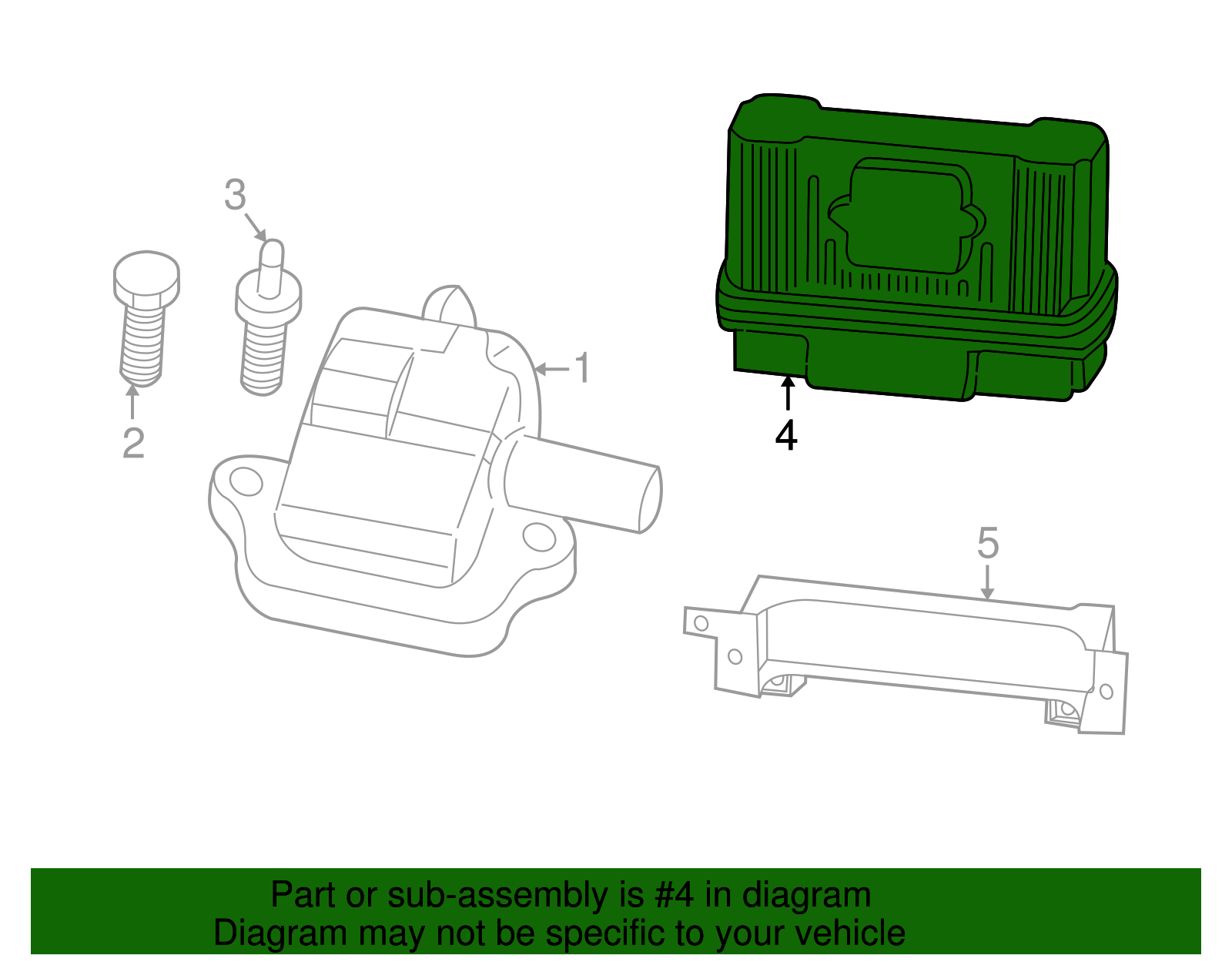 Engine Control Module (ECM) - GM (19332289)