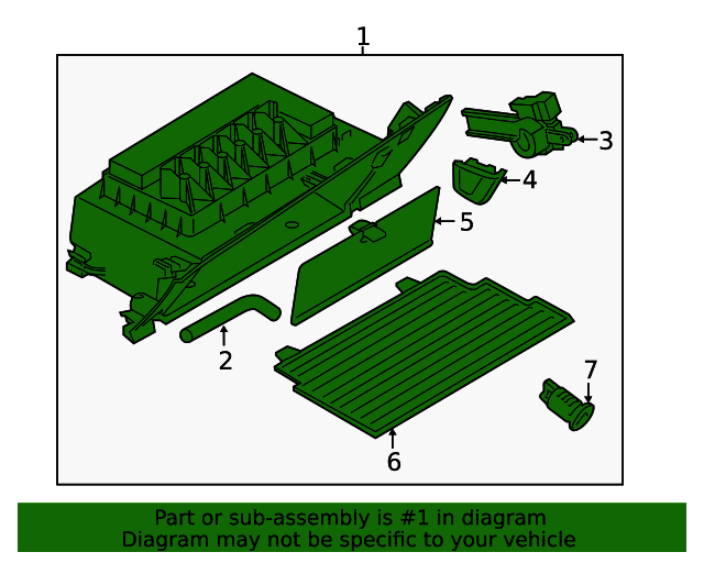 51166969711 20162018 BMW X1 Glove Box (51166969711) BMW of