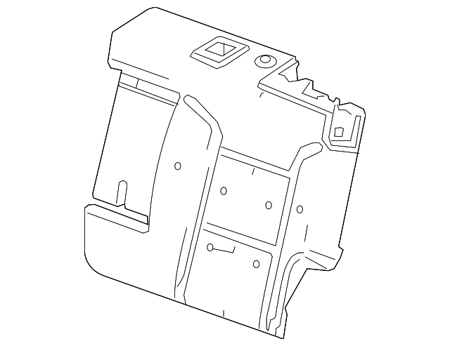Rear Driver Side Seat Back Pad - GM (84411506)