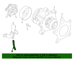 25415-3D110 - Radiator Coolant Hose 2025 Kia | Kia.Parts