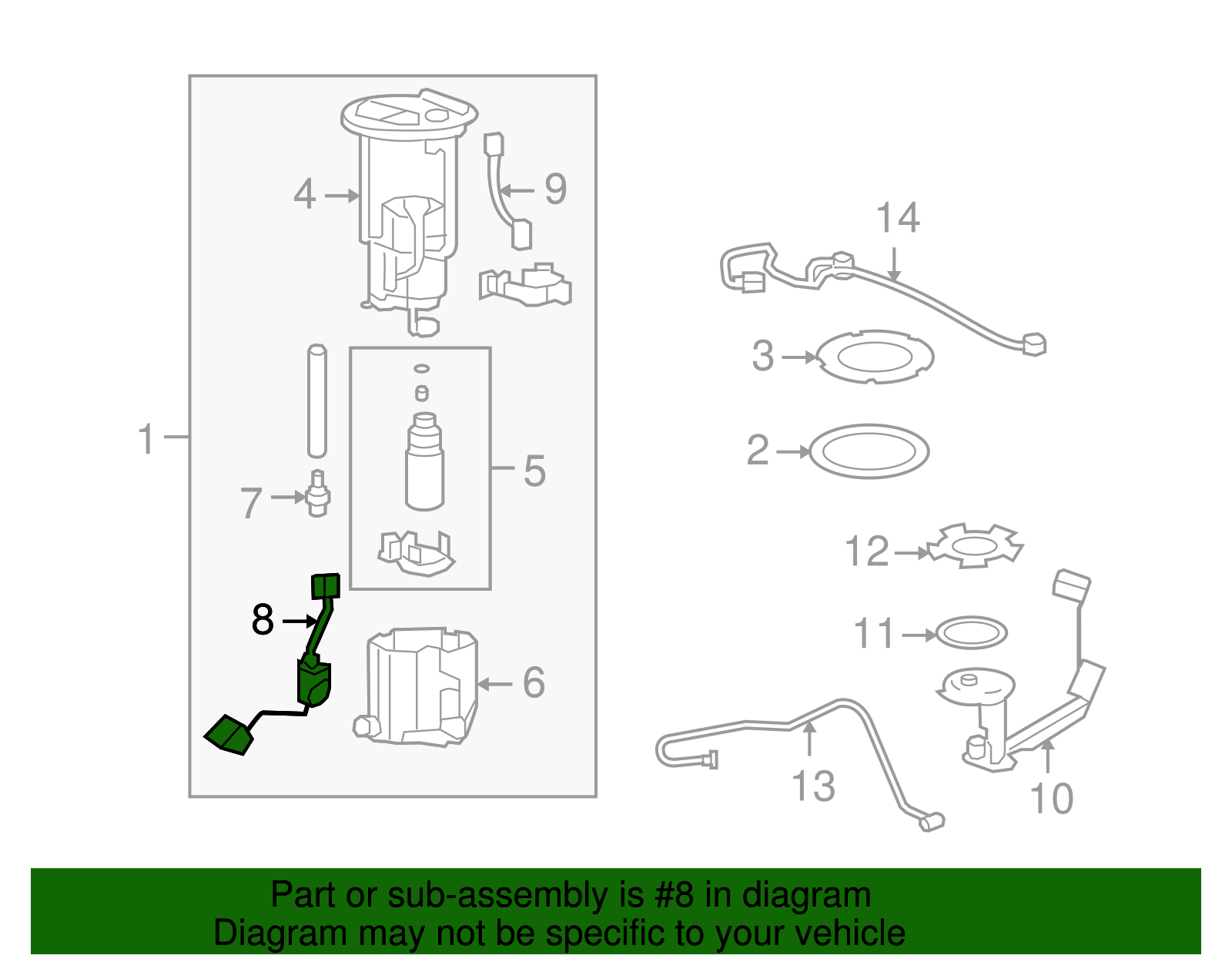 Fuel Tank Sending Unit - GM (92203247)