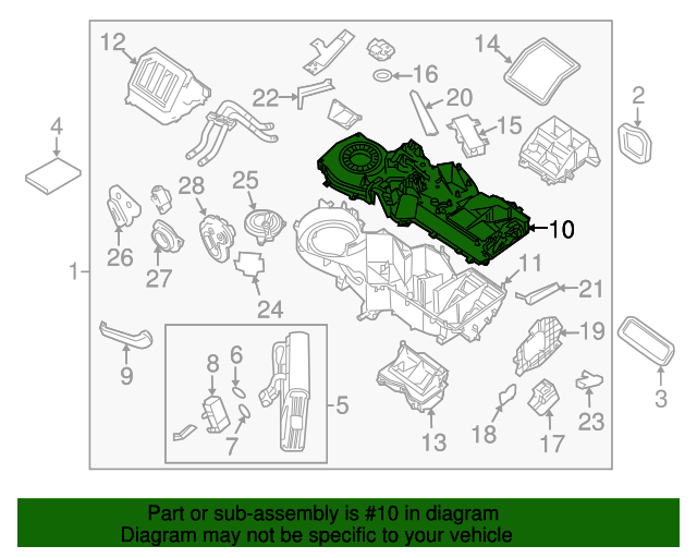 20042015 Nissan 20052014 Nissan Armada Titan HVAC Heater & Blower