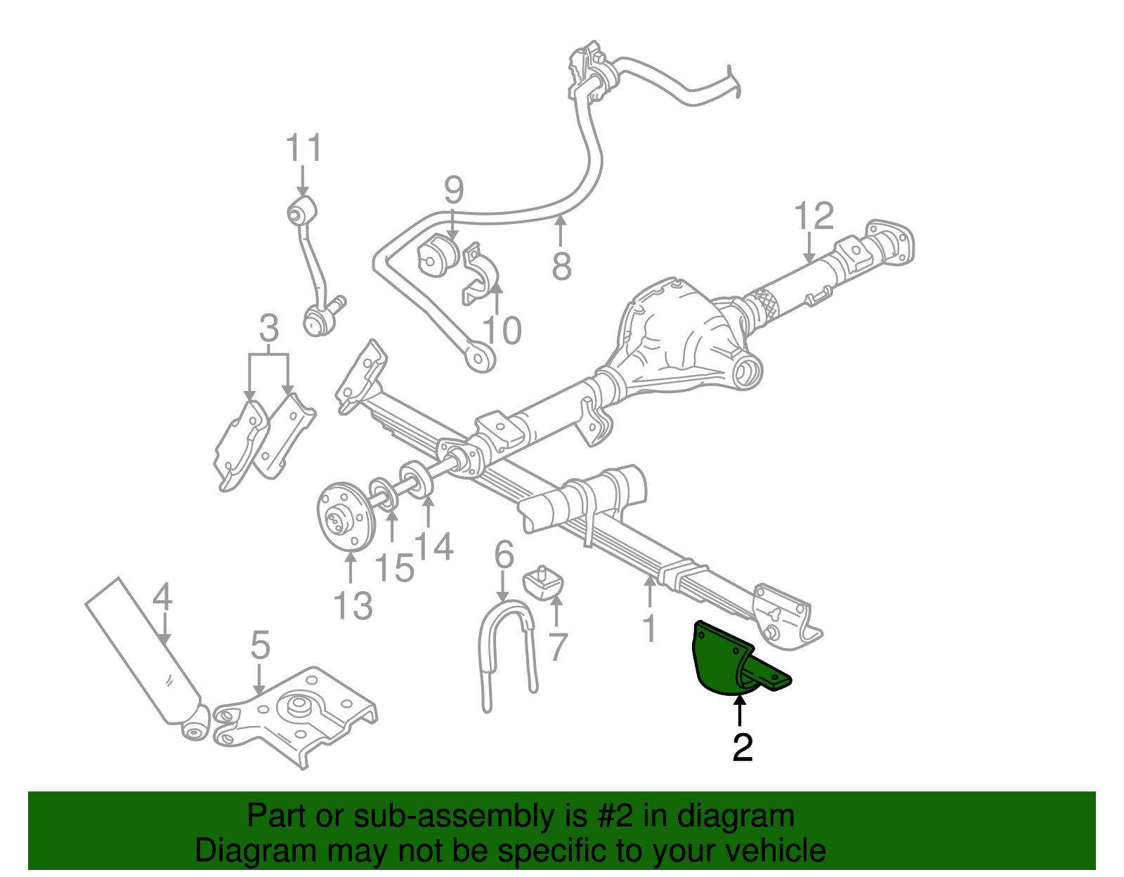 Leaf Spring Shackle - Ford (1L5Z-5775-AA)
