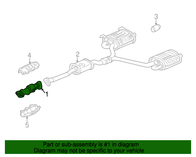20002005 Honda S2000 Catalytic Converter 18160PCXA00 Shop OEM