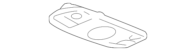 Bezel, Roof Console (Middle Console W/HVAC)      *Cashmere - Cadillac (89026132)