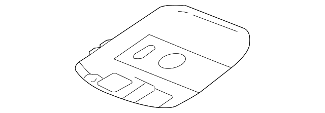 Bezel, Roof Console (Mid Console W/O HVAC)   *Left *Cashmere - Cadillac (89026120)