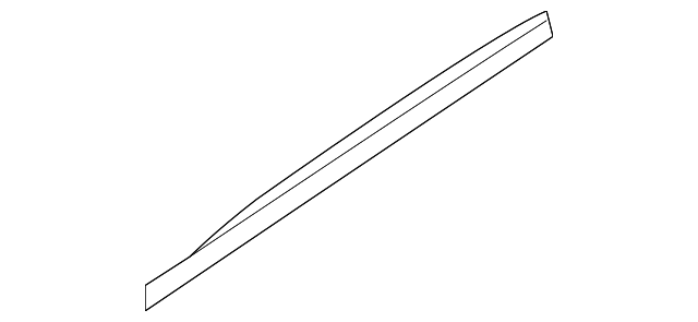 Passenger Side Door Window Outer Weatherstrip - GM (96649131)
