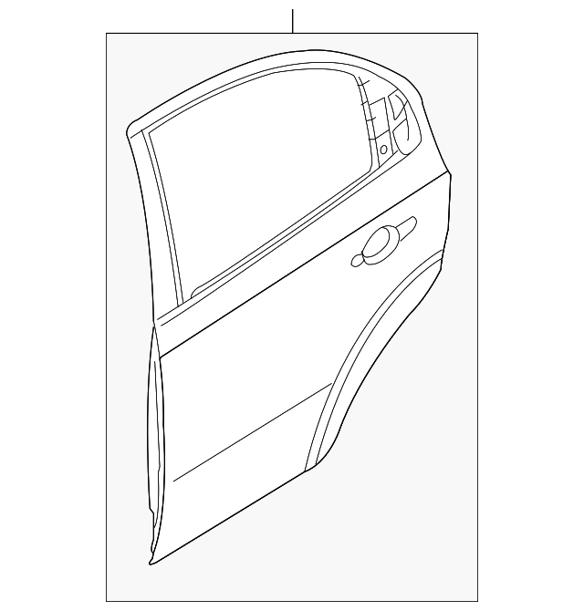 Passenger Side Rear Door - GM (96942268)