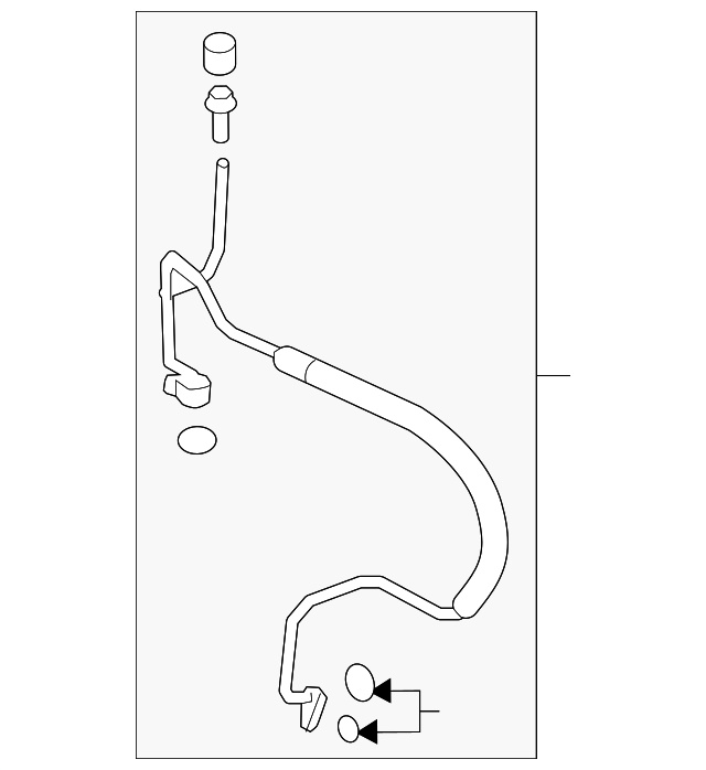 Motorcraft™ Suction Hose - Ford (YF-37927)