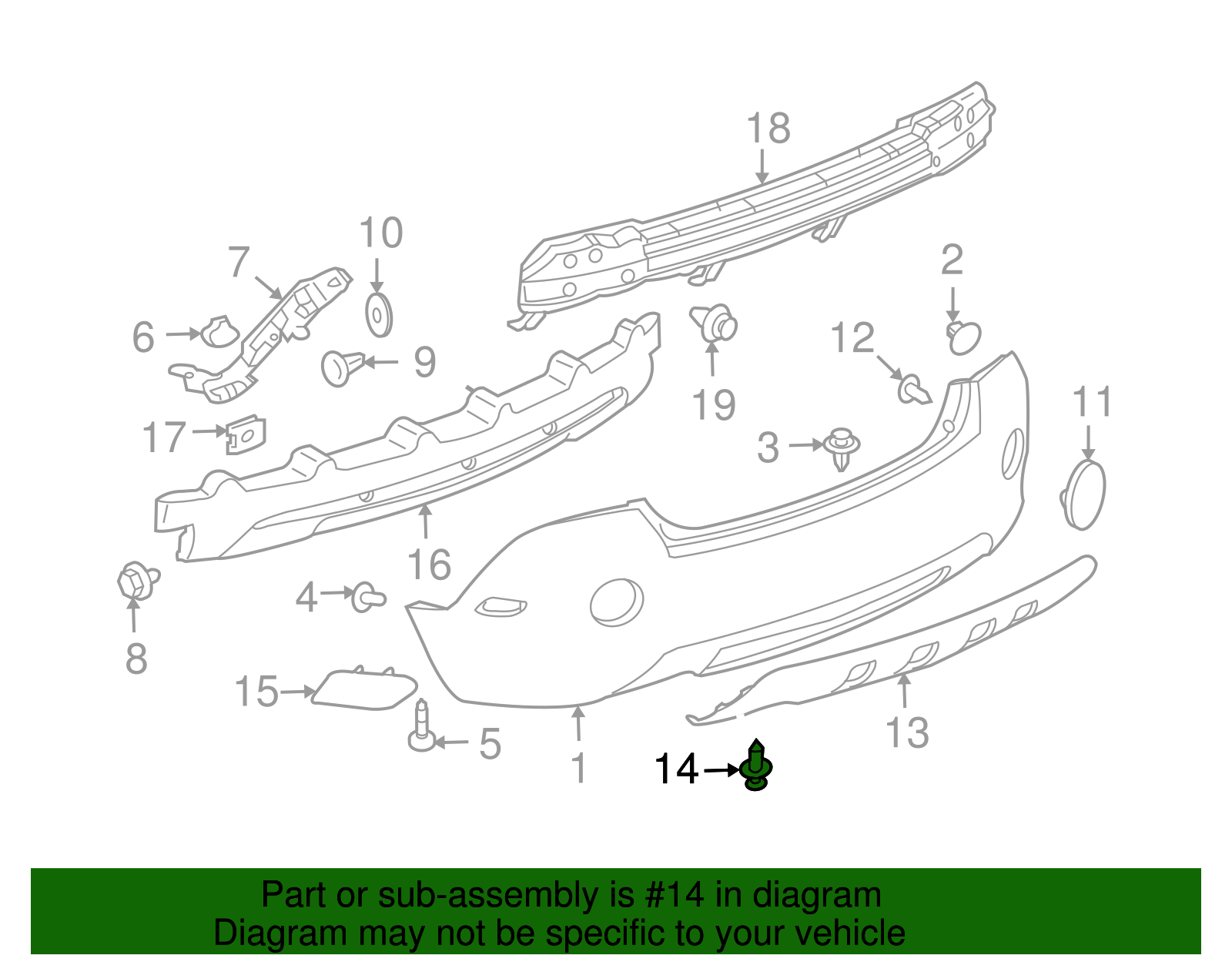 Multi-Purpose Clip - GM (94530624)