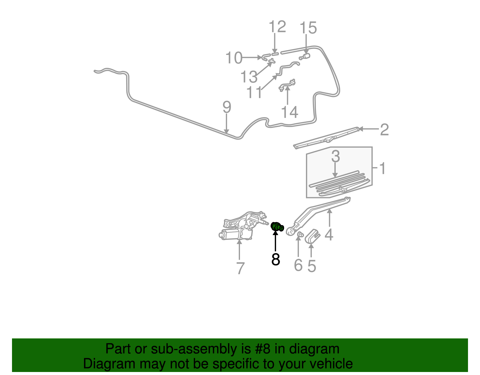 Wiper Motor Grommet - Toyota (85143-48010)