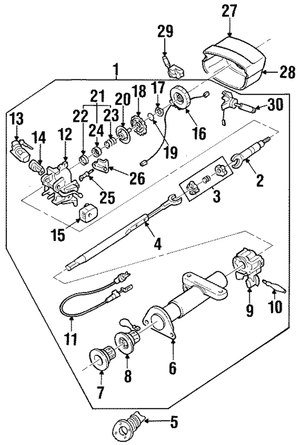 Turn Signal and Headlamp Dimmer Switch - GM (1995988)
