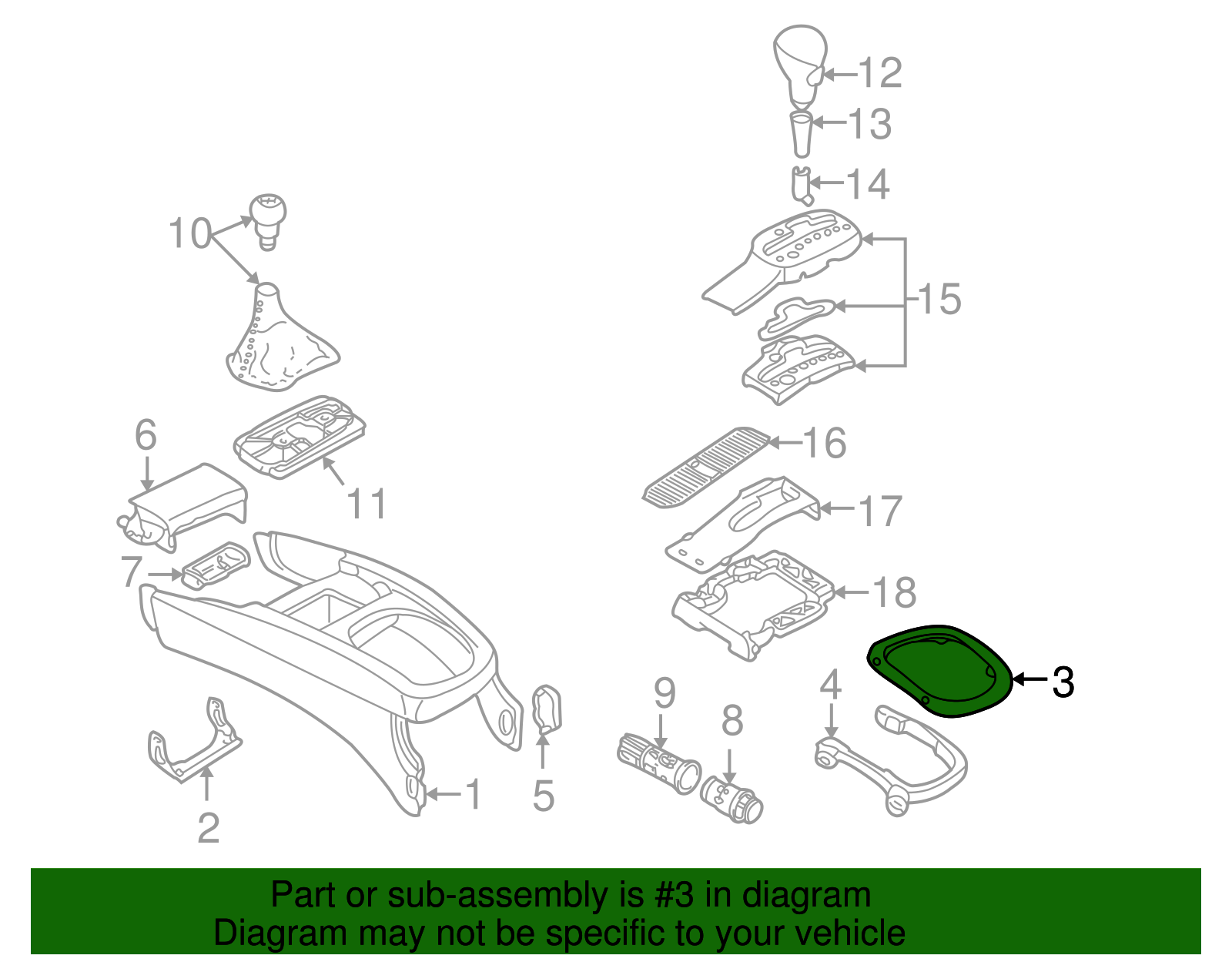 Trim - Volkswagen (8D0-863-269-7H7)