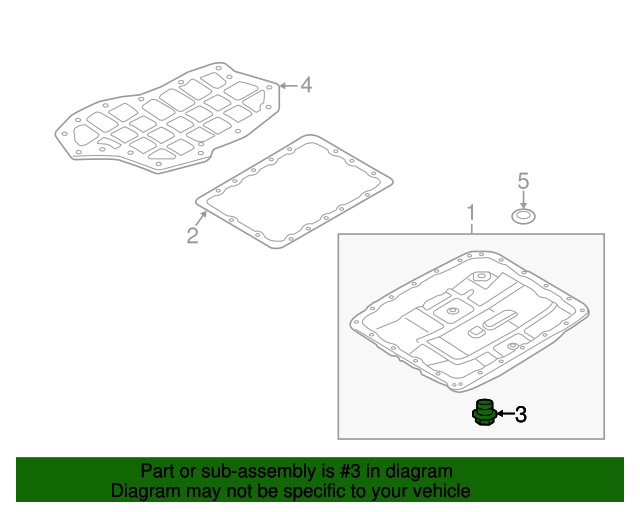 20102012 Hyundai Genesis Coupe Drain Plug 452864C600 OEM Parts Online